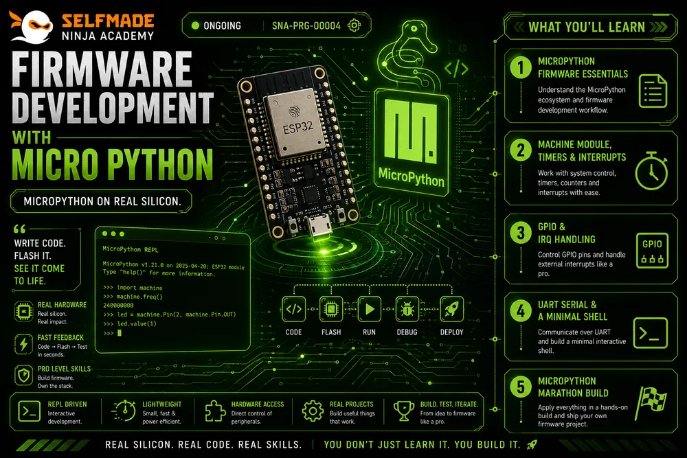 Firmware Development with Micro Python